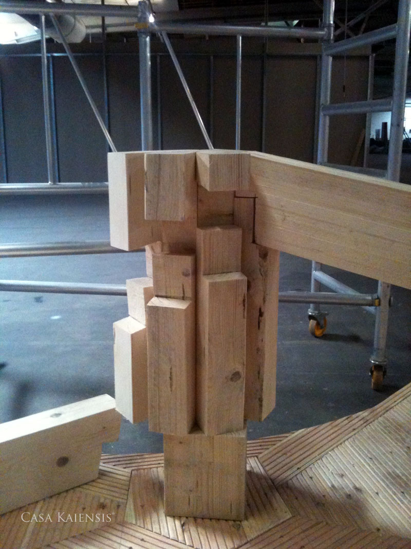 Casa Kaiensis Gartenhaus Konstruktion